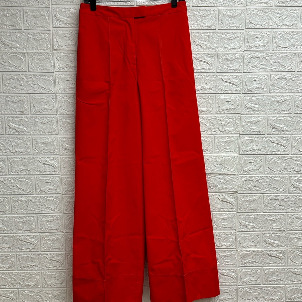 Anthropologie red pants size 4